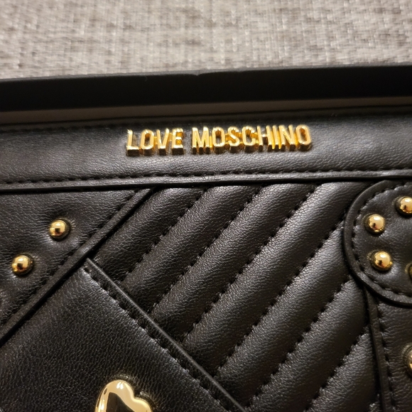 Love Moschino Studded & Quilted Wallet. - Picture 15 of 16